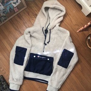 Champion fuzzy sweatshirt